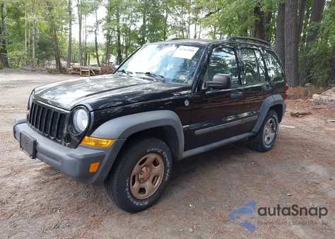 2007 Jeep Liberty Sport from USA, damaged, VIN 1J4GL48K17W712344